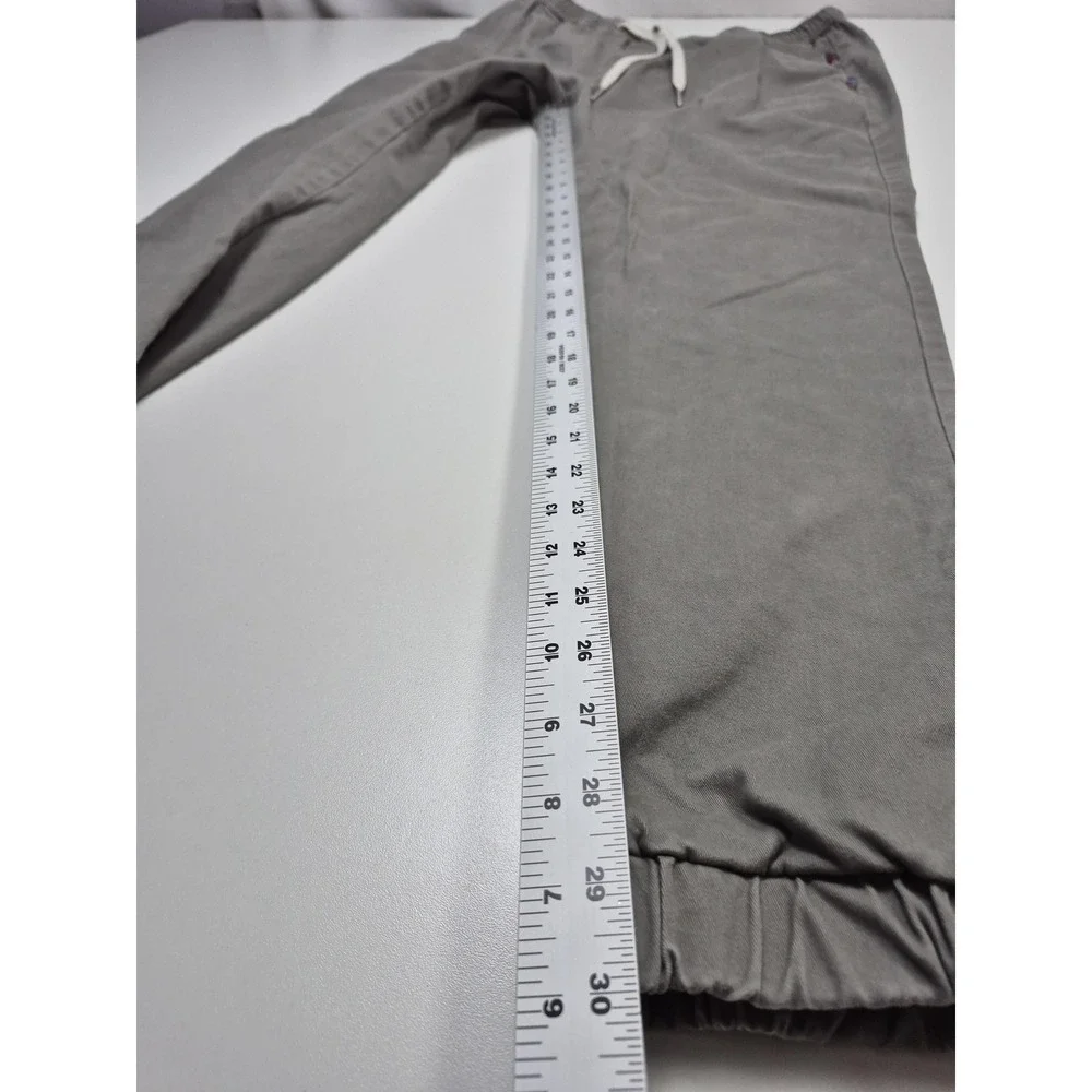 Wowie Men's Jogger Pants Gray Southwestern Trim Elastic Waist Large